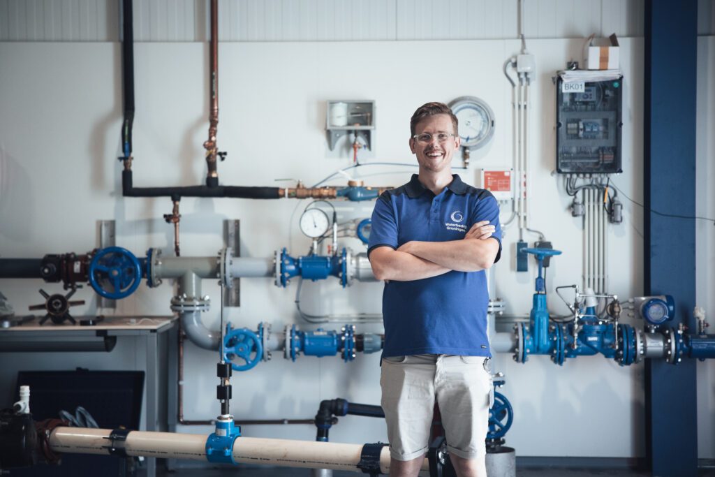Lars bij Waterbedrijf Groningen